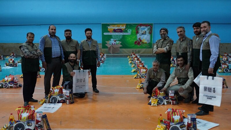 توزیع ۲۰۰ بسته معیشتی بین خانوادههای نیازمند