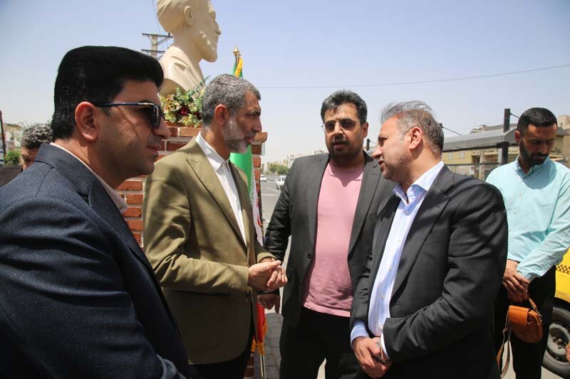 سردیس شهید بهشتی در کرج رونمایی شد