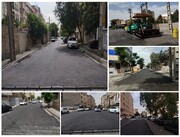 پایان عملیات تراش و روکش آسفالت در شهرک‌های بهاران و گل‌ها
