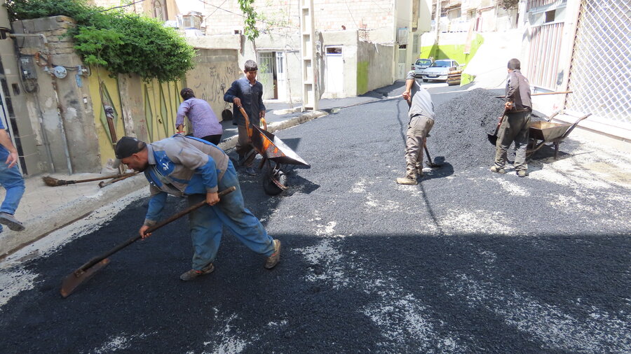 کوچههای خاکی منطقه ۸ کرج به تاریخ پیوست