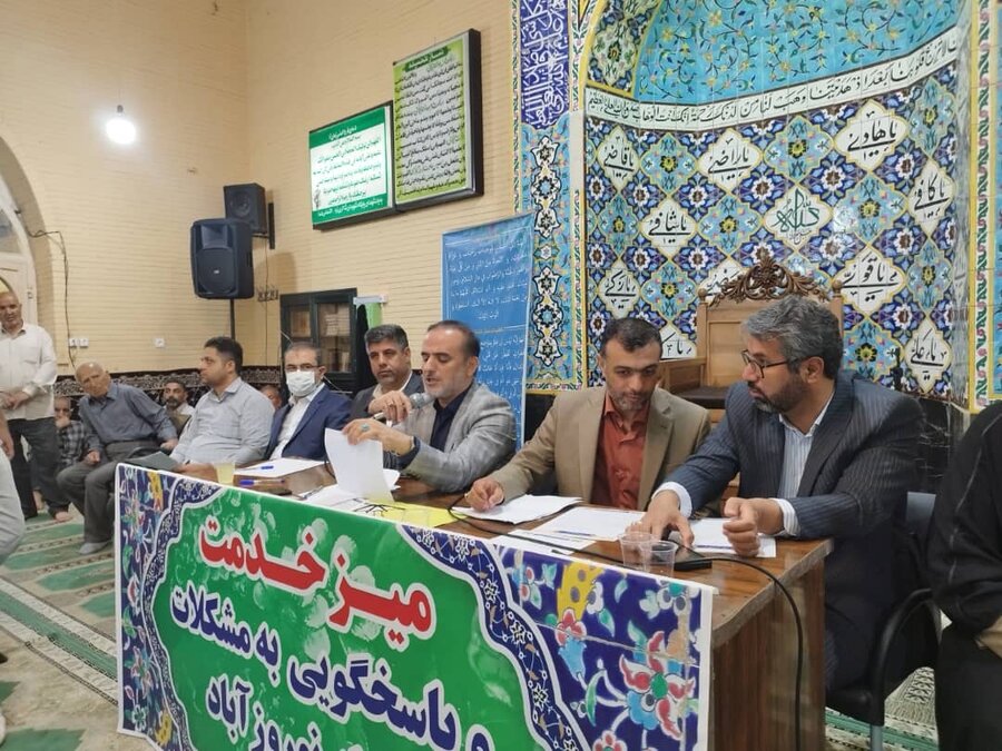 دیدار اعضای شورا با نمازگزاران مسجد منتظرین امام زمان(عج)