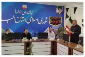 سوگند "حسین سعیدی سیرایی" عضو جدید شورای استان البرز