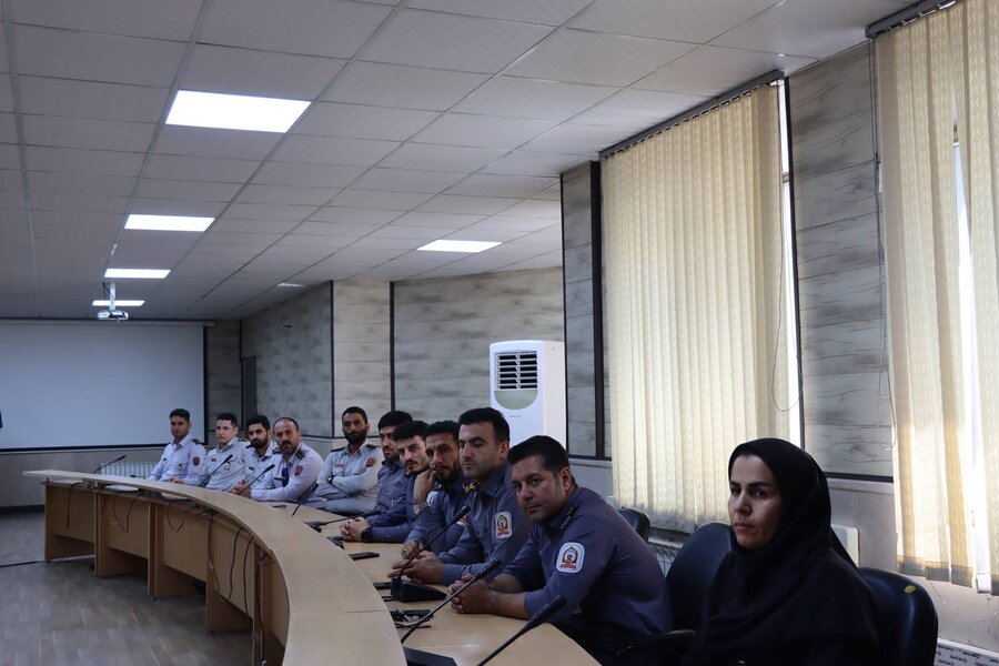 آتشنشانان چهار شهر کشور در کرج حضور یافتند