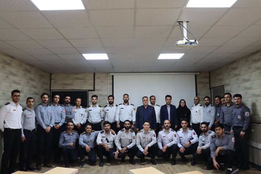 آتشنشانان چهار شهر کشور در کرج حضور یافتند