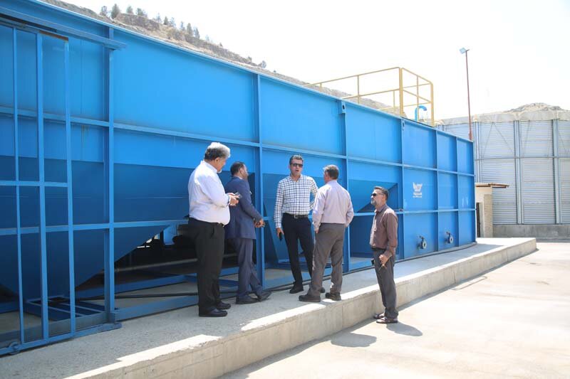 همدانیها از چهارمین تصفیهخانه فاضلاب محلی کرج بازدید کردند