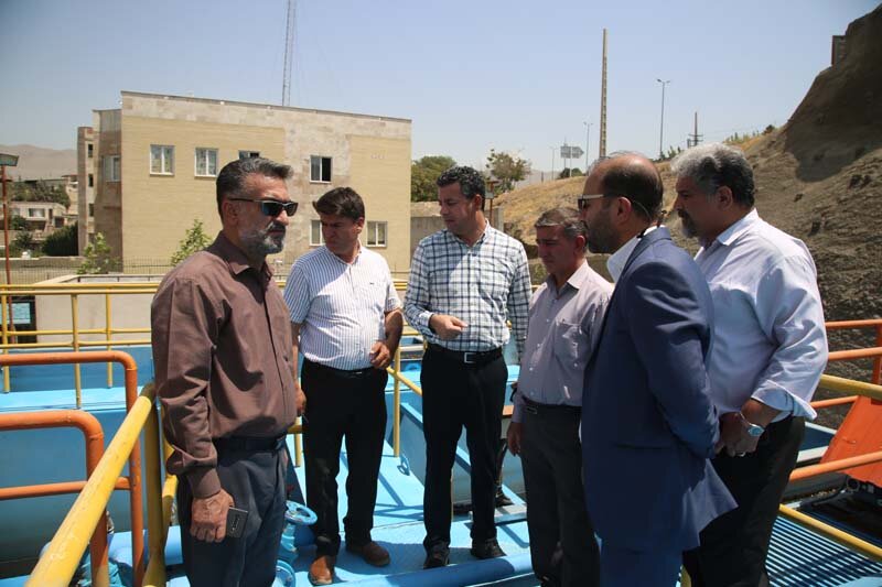 همدانیها از چهارمین تصفیهخانه فاضلاب محلی کرج بازدید کردند