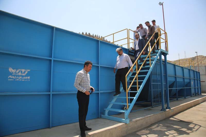 همدانیها از چهارمین تصفیهخانه فاضلاب محلی کرج بازدید کردند