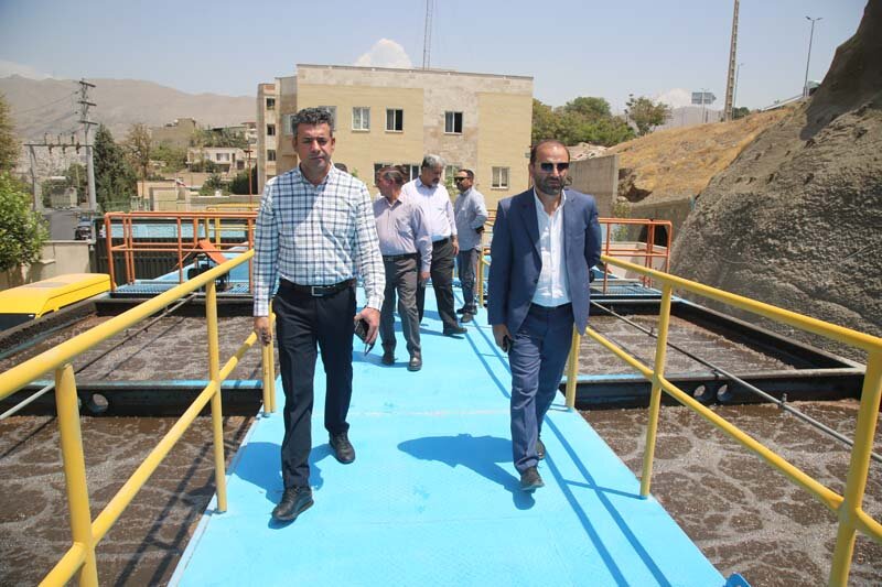همدانیها از چهارمین تصفیهخانه فاضلاب محلی کرج بازدید کردند