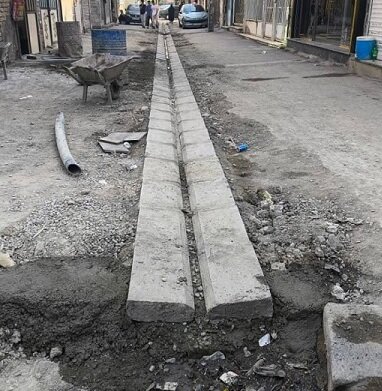 اجرای پروژه لولهگذاری و بهسازی معابر در سهرابیه برای مقابله با آبگرفتگی