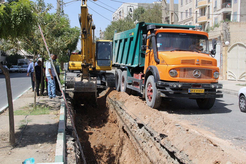 پروژه جمعآوری آبهای سطحی خیابان شبنم ۷ کلید خورد