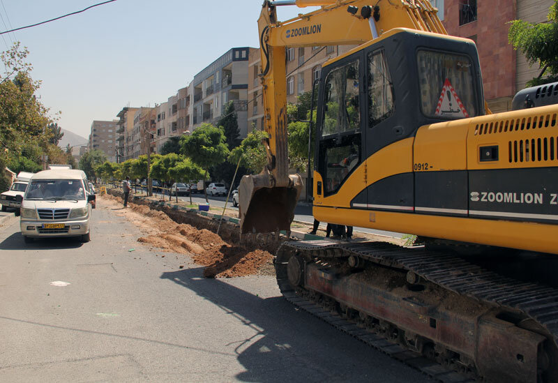 پروژه جمعآوری آبهای سطحی خیابان شبنم ۷ کلید خورد