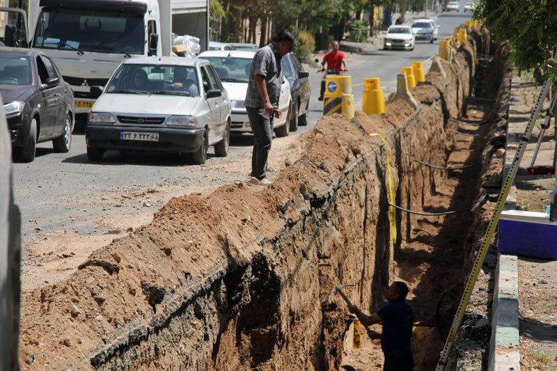 پروژه جمعآوری آبهای سطحی خیابان شبنم ۷ کلید خورد