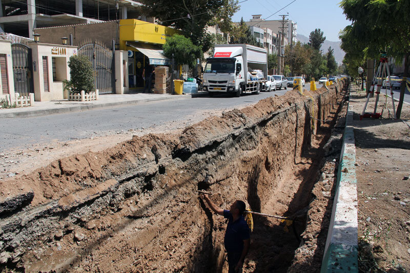 پروژه جمعآوری آبهای سطحی خیابان شبنم ۷ کلید خورد