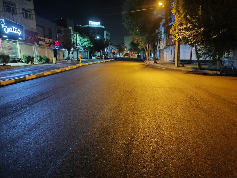 تداوم بهسازی و ساماندهی آسفالت معابر شهری در مناطق ۱۰‌گانه