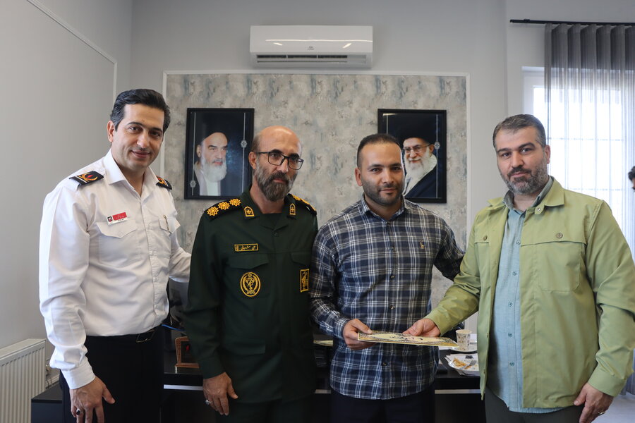 عضو شورا و فرمانده سپاه با سرپرست سازمان آتشنشانی کرج دیدار کردند