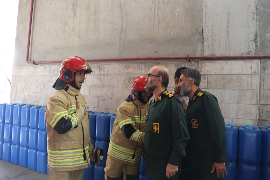 عضو شورا و فرمانده سپاه با سرپرست سازمان آتشنشانی کرج دیدار کردند