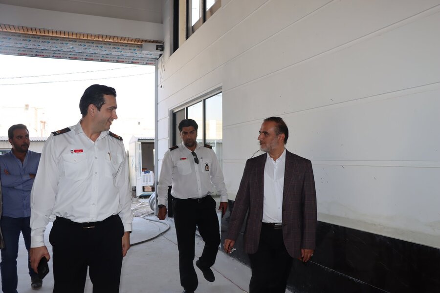 رئیس کمیسیون عمران شورای شهر از ایستگاه شعبانآباد دیدن کرد