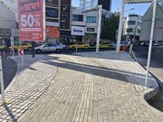 معابر فلکه اول رجایی‌شهر سنگفرش شد