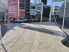 معابر فلکه اول رجایی‌شهر سنگفرش شد