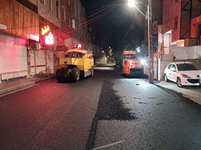 بودجه تولید و توزیع آسفالت 2 برابر شد/ تراش و روکش مکانیزه معابر به صورت شبانهروزی