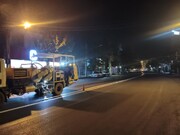 خط‌کشی محوری در خیابان بهار انجام شد