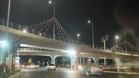 پروژهی گستردهی نوسازی روشنایی معابر کرج اجرا شد روشنایی معابر