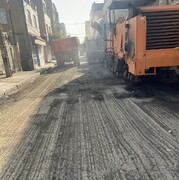 اجرای طرح جهادی آسفالتریزی و بهسازی معابر منطقه ۴