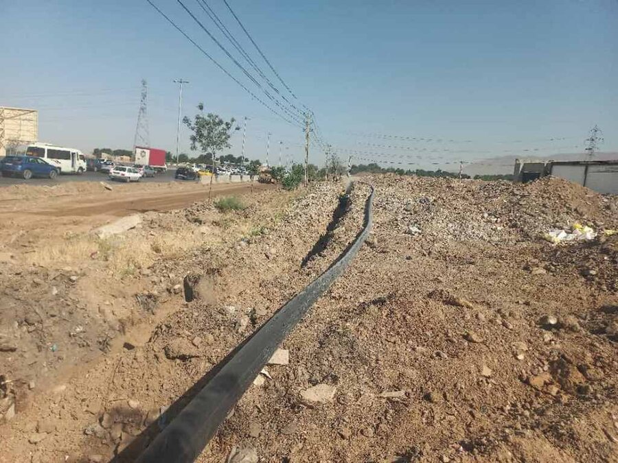 خط انتقال آب بهشت سکینه(س) مرمت و بازسازی شد