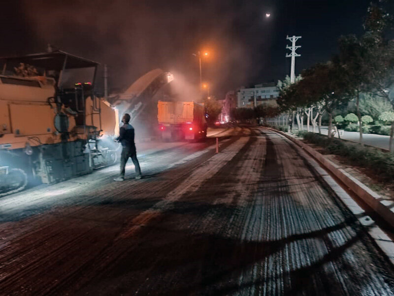 بیش از ۵ هزار تن آسفالت در سه منطقه شهری توزیع شد