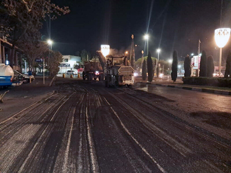 بیش از ۵ هزار تن آسفالت در سه منطقه شهری توزیع شد