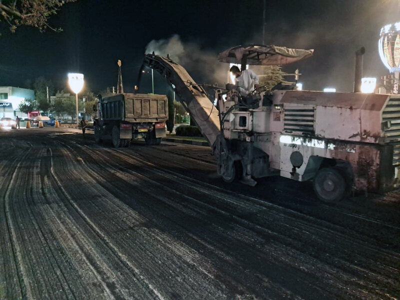 بیش از ۵ هزار تن آسفالت در سه منطقه شهری توزیع شد