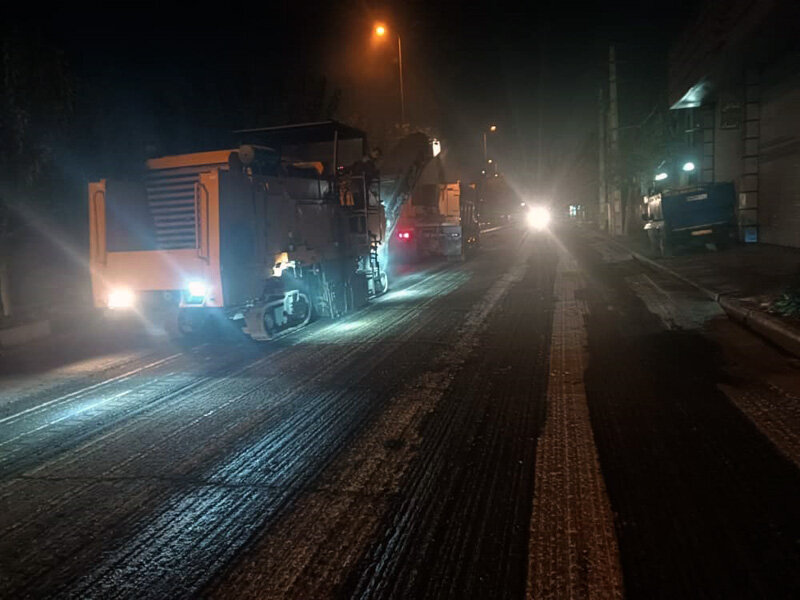 بیش از ۵ هزار تن آسفالت در سه منطقه شهری توزیع شد