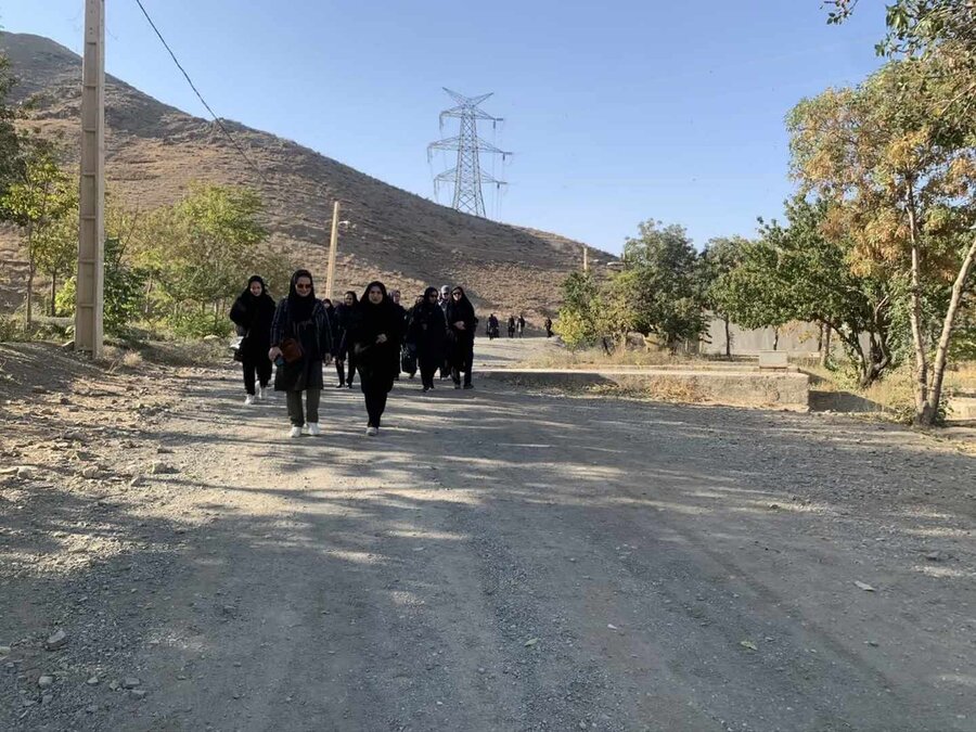 اردوی کوهپیمایی و راهپیمایی خواهران بسیجی  برگزار شد
