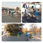 پاکسازی گسترده و ساماندهی محیط اطراف ایستگاه‌های مترو کرج