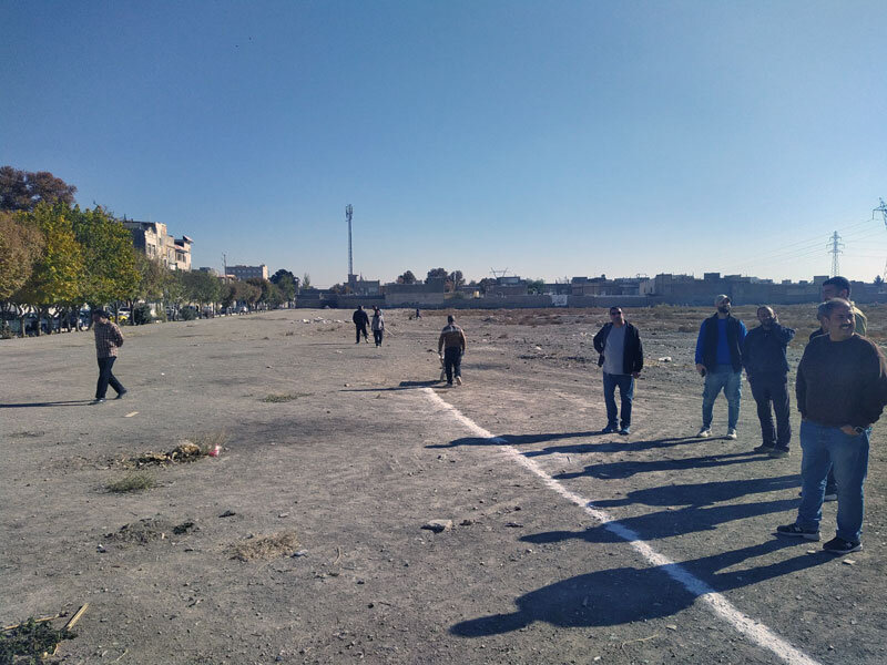 بهسازی محیطی خیابان پنجم آق‌تپه انجام شد