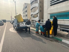 آمادگی کرج برای بارش برف؛ مخازن ماسه و نمک در معابر مستقر شد