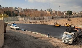 سکوی انتقال زباله خلج‌آباد بهسازی و آسفالت شد