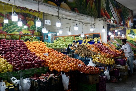 بازدید میدانی تیم رسانه‌ای جهاد تبیین از بازار روز ماهان