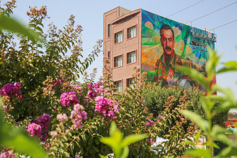 دیوارنگاره سرلشگر خلبان محمود اسکندری