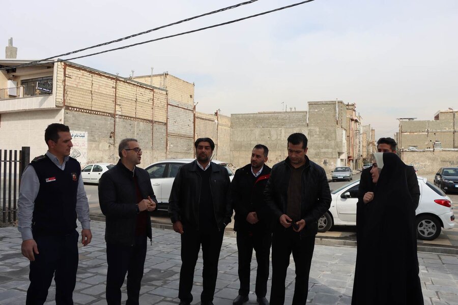 بازدید عضو شورای اسلامی شهر کرج از ایستگاه جدید آتشنشانی