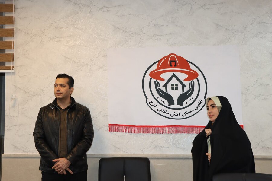 بازدید عضو شورای اسلامی شهر کرج از ایستگاه جدید آتشنشانی