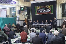 دیدار اعضای شورا و شهروندان در مسجد جامع حضرت قمربنی‌هاشم(ع)