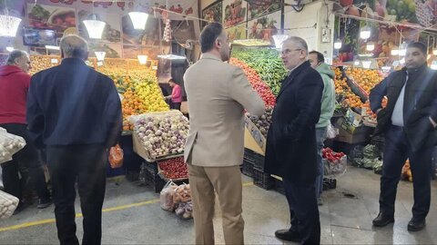 استاندار دیدار از بازار روز ماهان