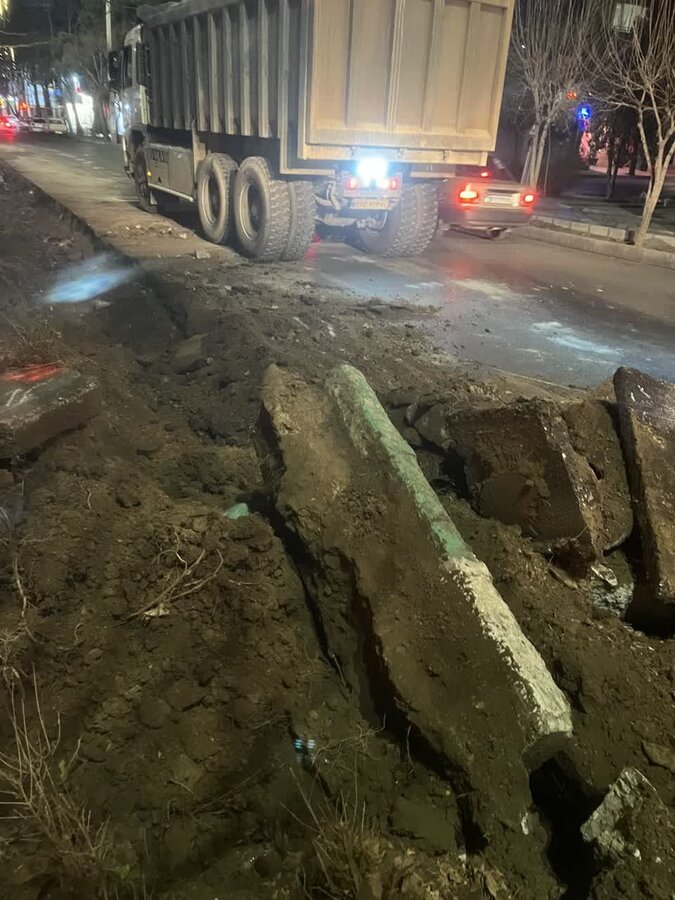 آغاز عملیات عمرانی اصلاح هندسی بلوار استقلال جنوبی