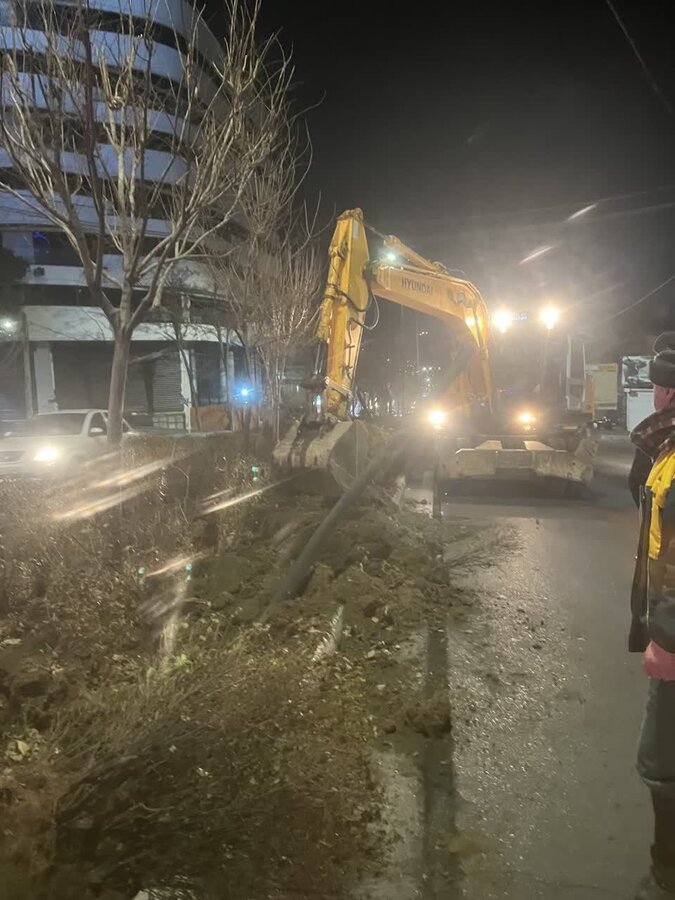 آغاز عملیات عمرانی اصلاح هندسی بلوار استقلال جنوبی