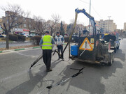 پروژه ترمیم و درزگیری معابر سطح شهر کرج آغاز شد