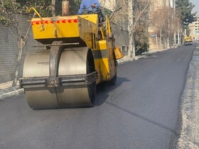 مصرف بیش از ۲ هزار تن آسفالت در معابر منطقه ۷