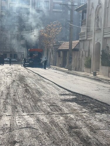 مصرف بیش از ۲ هزار تن آسفالت در معابر منطقه ۷