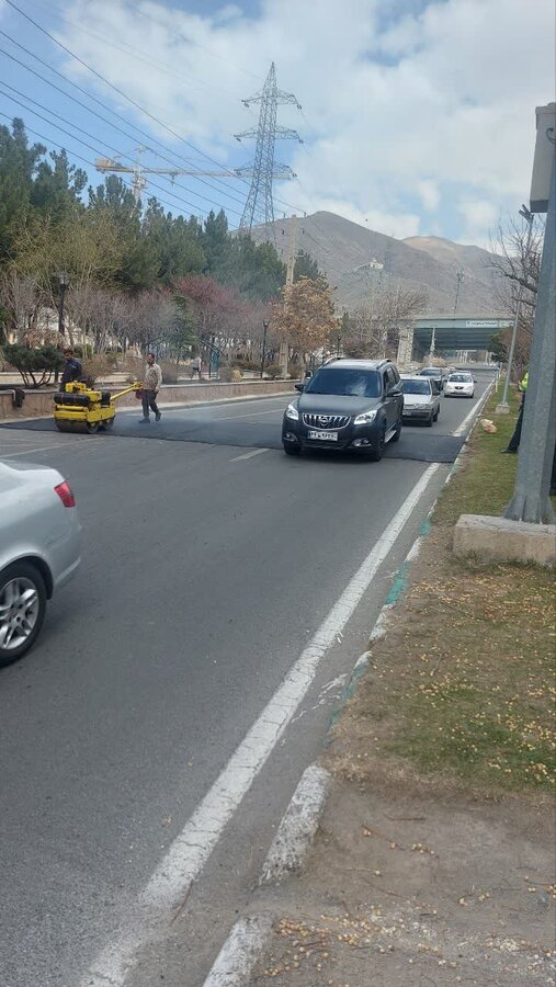 سرعتکاههای استاندارد در معابر پرتردد منطقه ۸ نصب شد