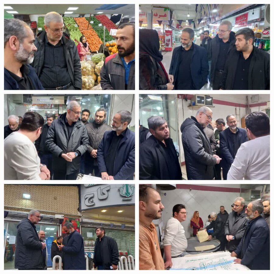 بازدید میدانی نماینده مجلس شورای اسلامی از بازارهای میوه و ترهبار